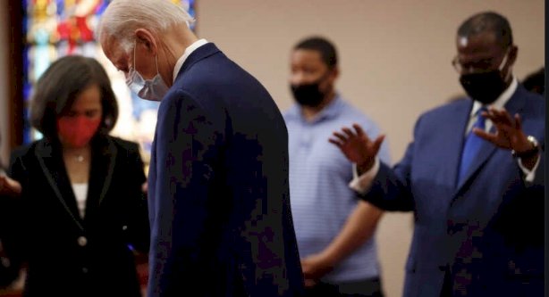 DRASTIC REACTIONS AS BIDEN ATTEND WHOTE CHURCH WHILE TRUMP STAGE A PHOTO OP