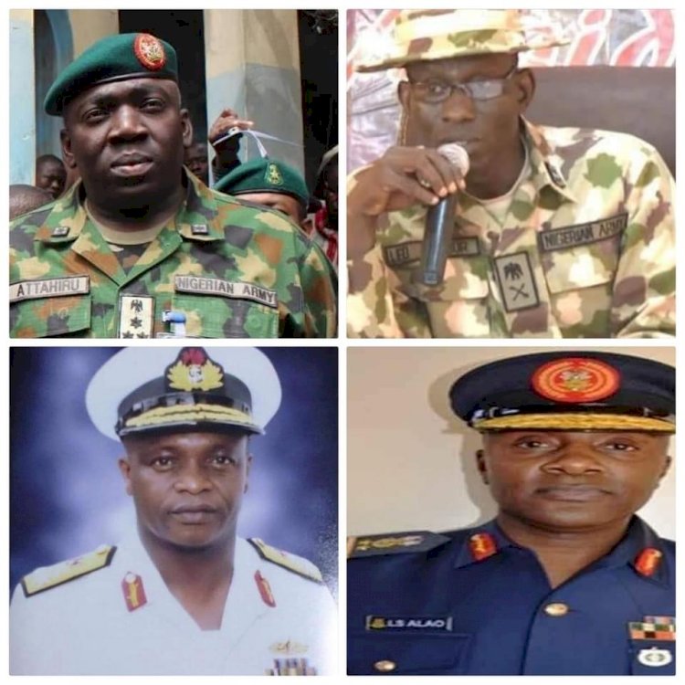 MEET THE NEWLY APPOINTED SERVICE CHIEFS
