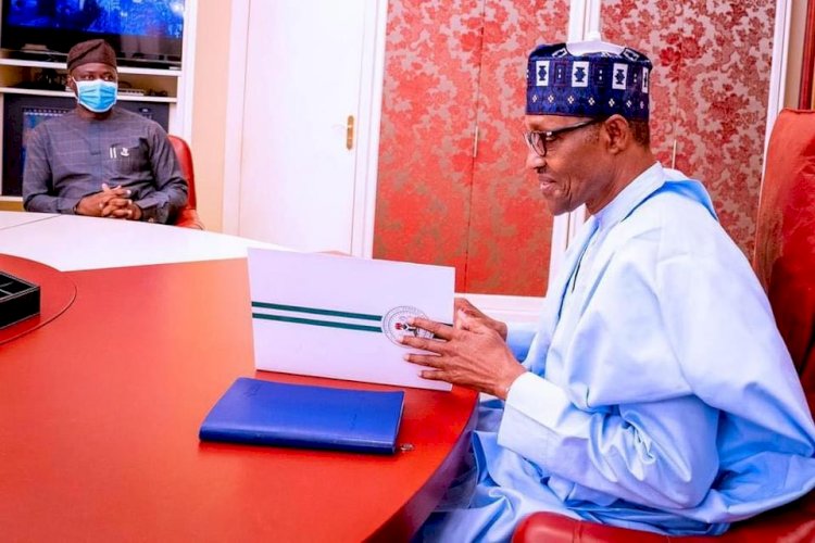 SEYI MAKINDE MET WITH PRESIDENT BUHARI ON SECURITY ISSUES IN OYO