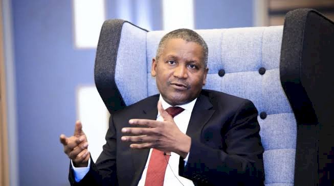 DANGOTE ADVICE FEDERAL GOVERNMENT TO INVEST ON ALTERNATIVES IDEAS FOR CRUDE OIL