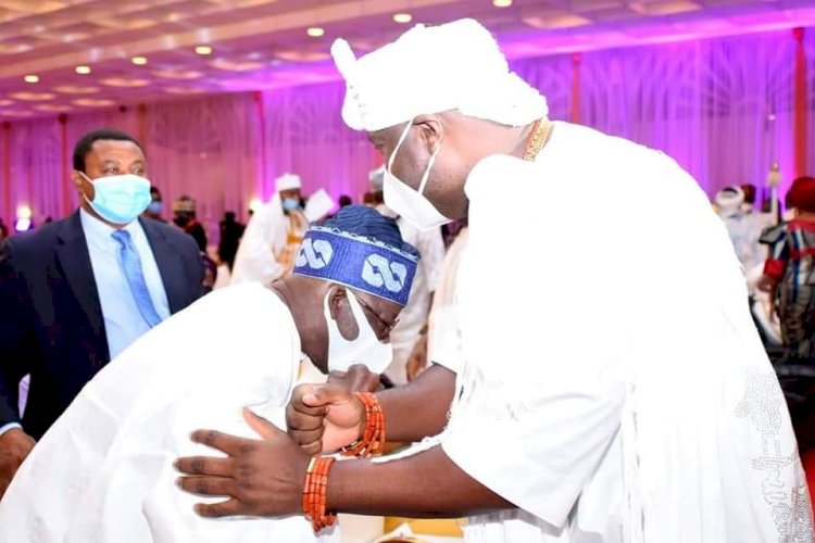 TINUBU RETRACE HIS STEPS WITH THE OONI OF IFE
