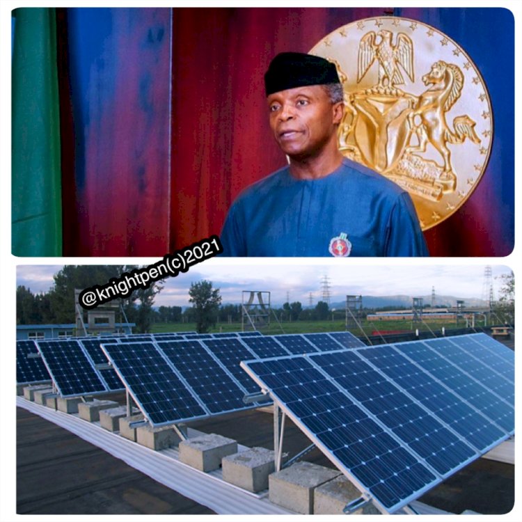 FEDERAL GOVERNMENT WORKING ON SOLAR SYSTEM TO LIGHT UP NIGERIA