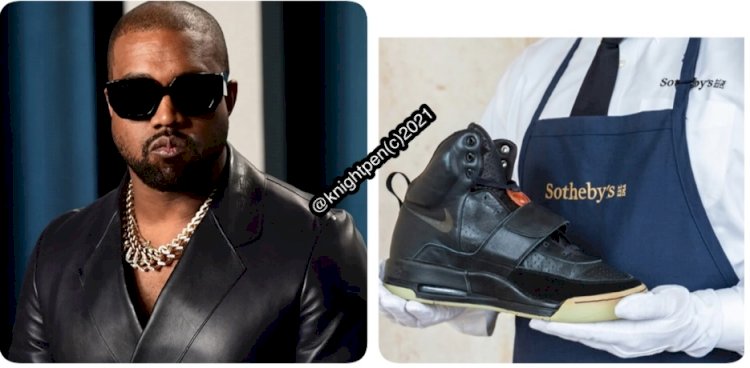 KANYE WEST YEEZY SNEAKERS SOLD AT $1M