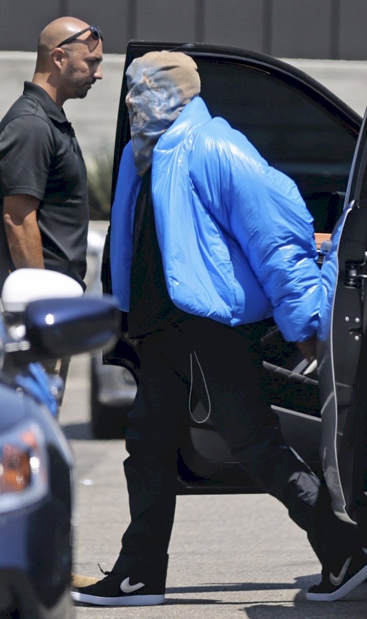 KANYE WEST RESOLVE TO WEARING FULL MASK TO COVER HIS FACE