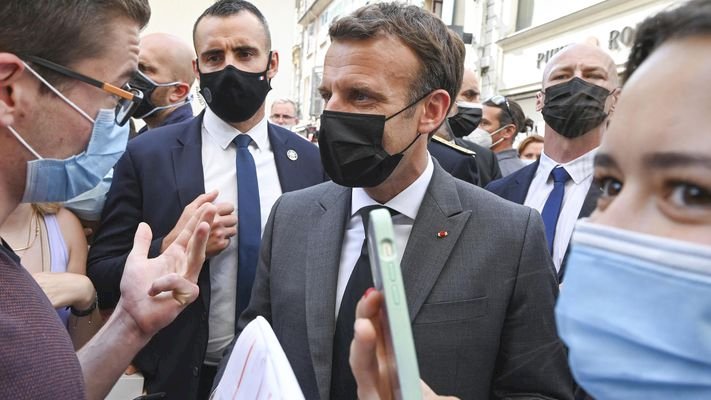 REMEMBER THE GUY WHO SLAPPED MACRON? HE IS GOING TO JAIL FOR EIGHTEEN MONTHS