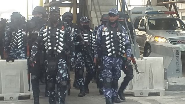 SECURITY OPERATIVES TAKE OVER SOUTHERN NIGERIA AHEAD OF JUNE 12 PROTESTS