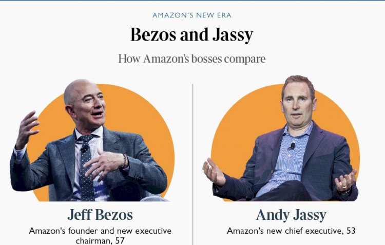 JEFF BEZOS TO RETIRE AS AMAZON CEO TO BE REPLACED BY ANDY JASSY