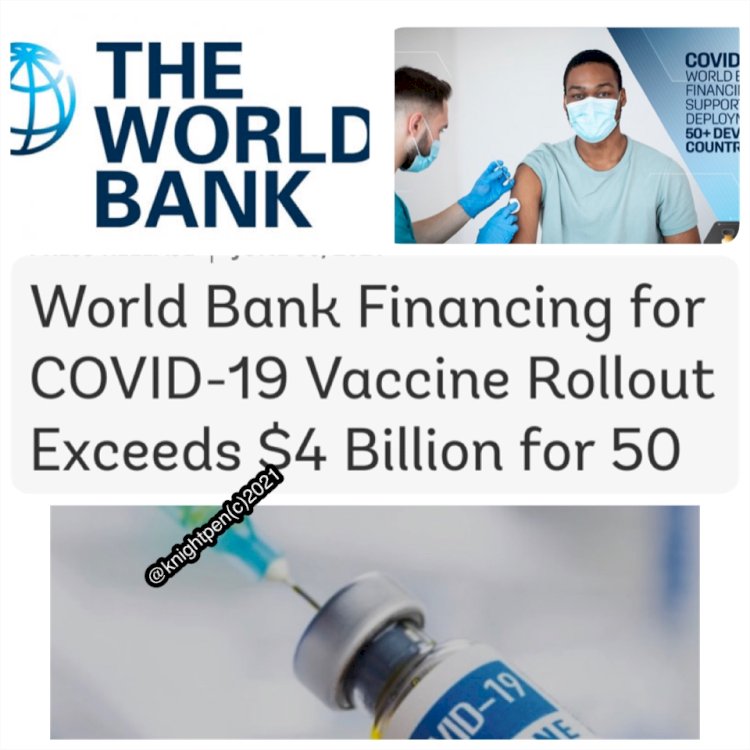 WORLD BANK CONTRIBUTIONS TO THE PANDEMIC IS IMPRESSIVE