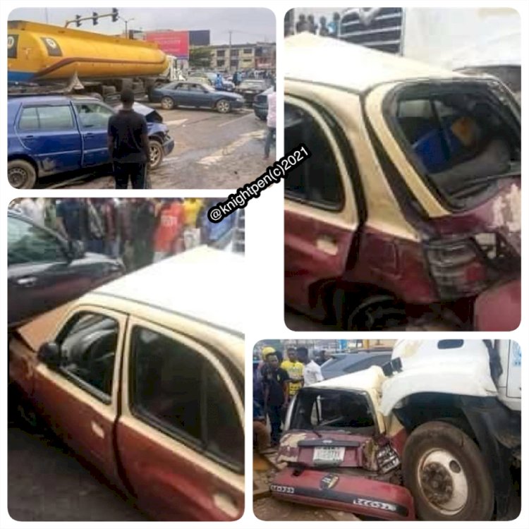 GHASTLY ACCIDENT IN IBADAN CLAIMS LIVES AND PROPERTIES 