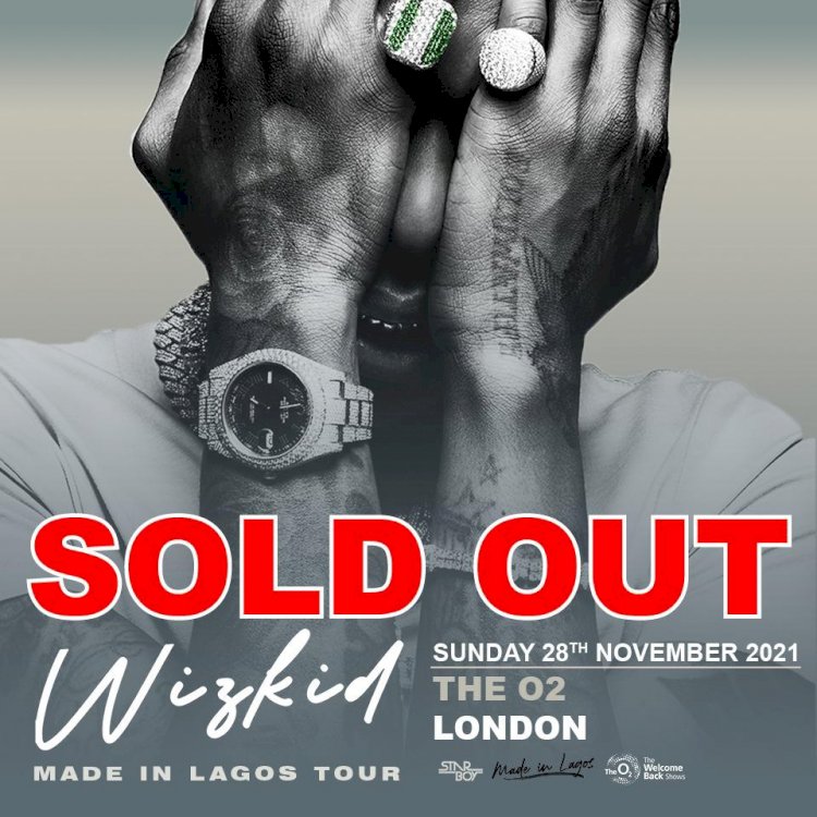 WIZKID FANS REACTS AS HIS LONDON CONCERT TICKET IS BEEN RESOLD AT A HIGHER FEE