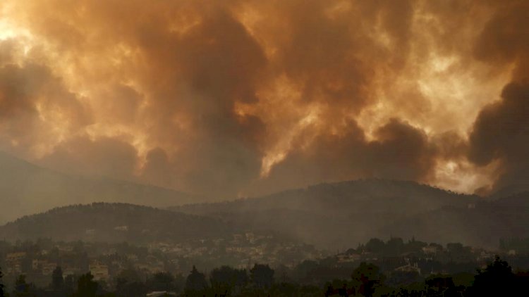 CLIMATE THREAT: GREECE AND TURKEY CONTINUALLY BATTLES FIERCE FIRE AS HEAT WAVE INCREASES
