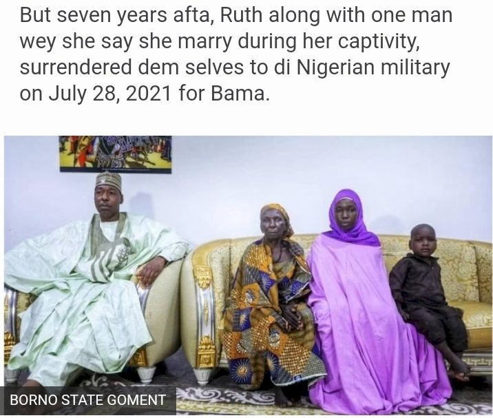 DISTURBING TALE OF RUTH: AN ABDUCTED CHIBOK GIRL WHO WAS CONVERTED & MARRIED IN CAPTIVITY