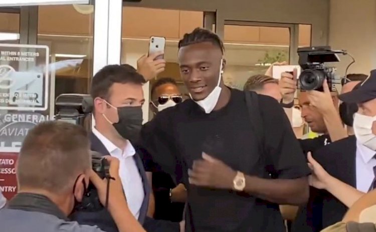 TAMMY ABRAHAM IN ROME TO COMPLETE HIS MOVE TO JOIN FORMER BLUE BOSS