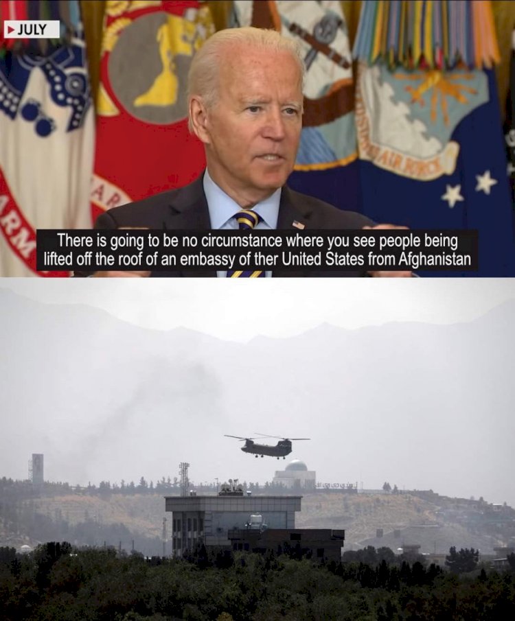 PRESIDENT BIDEN UNDER FIRE FOR TALIBAN’S TAKEOVER IN AFGHANISTAN