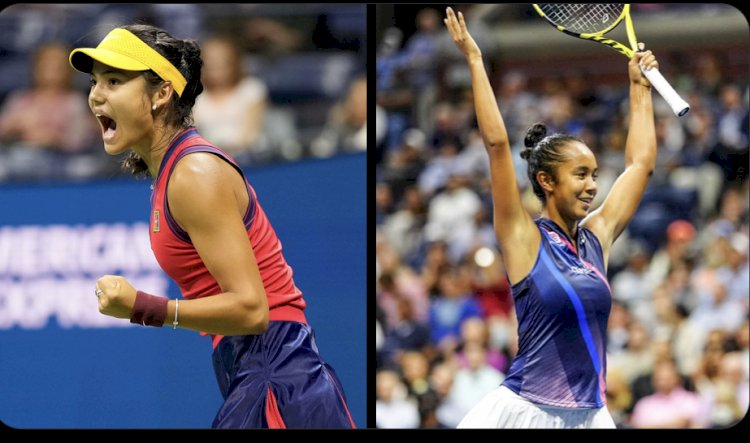 TWO YOUNG TENNIS SENSATION SET UP ALL TEENAGE FINAL AT THE US OPEN 