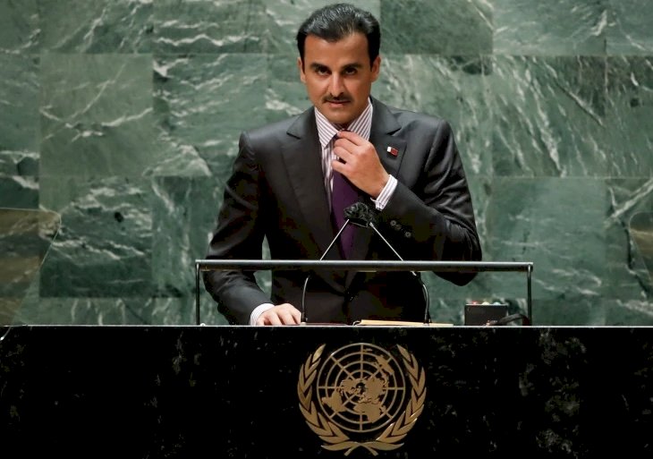 QATAR’S EMIR MAKE A CASE FOR THE TALIBAN GOVERNMENT AT THE FLOOR OF THE UNITED NATIONS