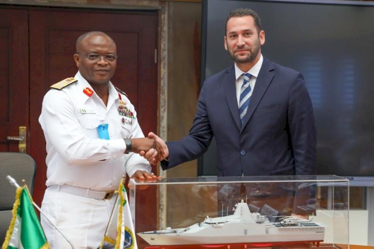 NIGERIAN NAVY SIGNED A THIRTY SEVEN MONTHS CONTRACT FOR TWO NEW WARSHIPS