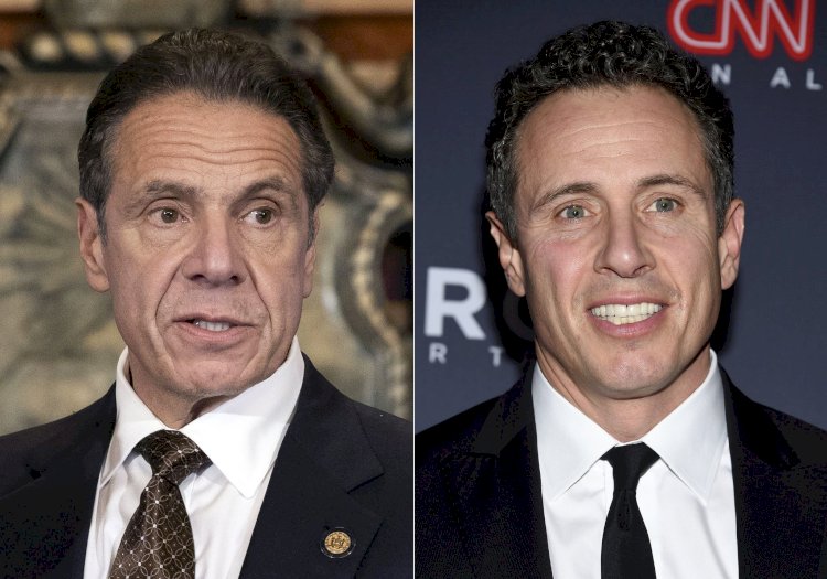 WHY CNN SUSPEND CHRIS CUOMO A BROTHER TO THE FORMER NEW YORK GOVERNOR ANDREW CUOMO