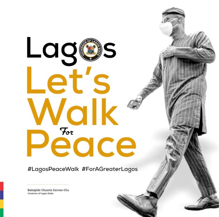 NIGERIANS REACTS ON THE LAGOS STATE PEACE WALK BY JIDE SANWO-OLU