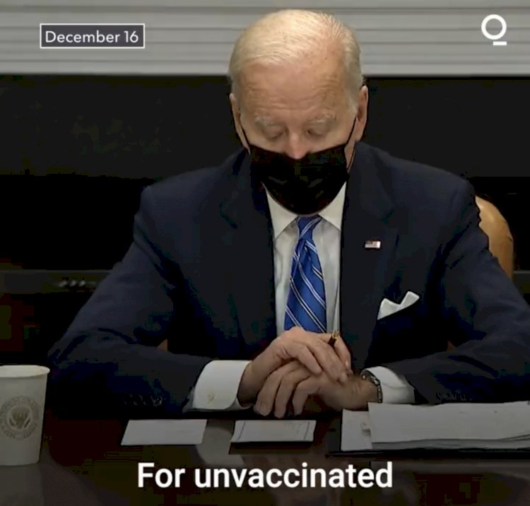 PRESIDENT BIDEN SCARES DEATH FOR UNVACCINATED AMERICANS 