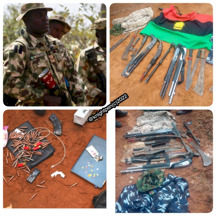 HOW NIGERIAN TROOPS DISLODGED IPOB HIDEOUT IN ANAMBRA STATE